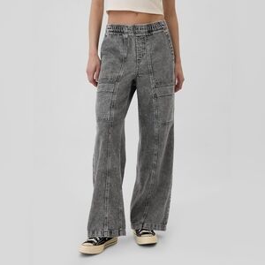 GAP Gray Wide Leg Jeans